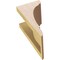 Ekena Millwork 5"W x 5"D x 10"H Wide Olympic Rough Cedar Woodgrain TimberThane Corbel, Primed Tan CORUR05X05X10OLYRCPR - alternate 2
